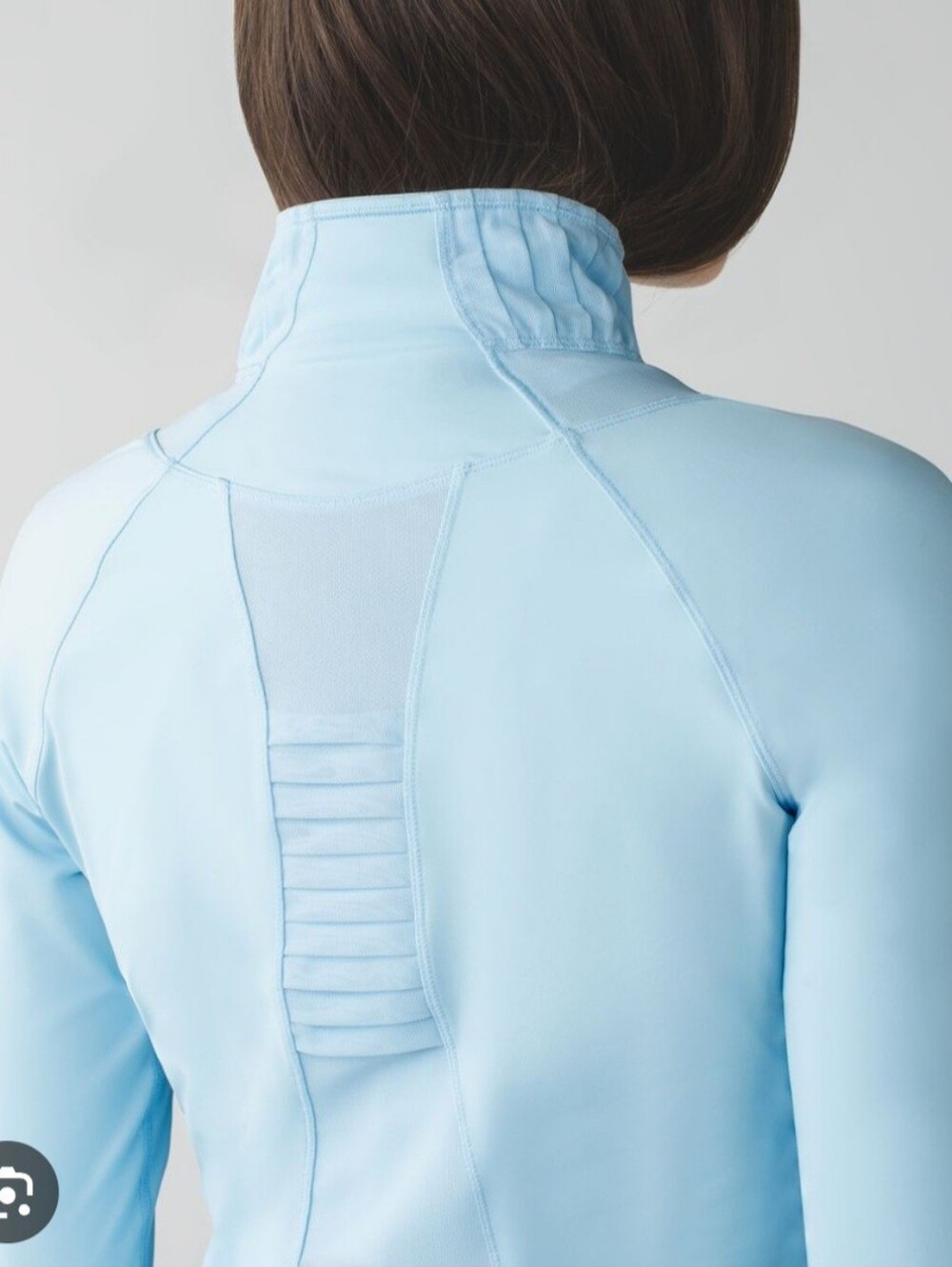 Vintage Lululemon Go The Distance 1/2 Zip Caspian Blue Size 4